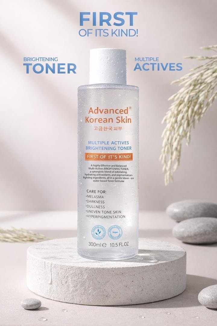 Advanced Korean Skin Multiple-Actives Brightening Toner 300ml