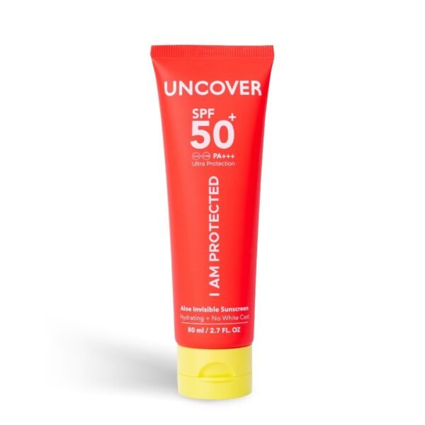Uncover aloe vera invisible sunscreen 80ML