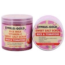 Cyprus Gold Rice Milk Vitamin C Sweet Salt scrub (700g)