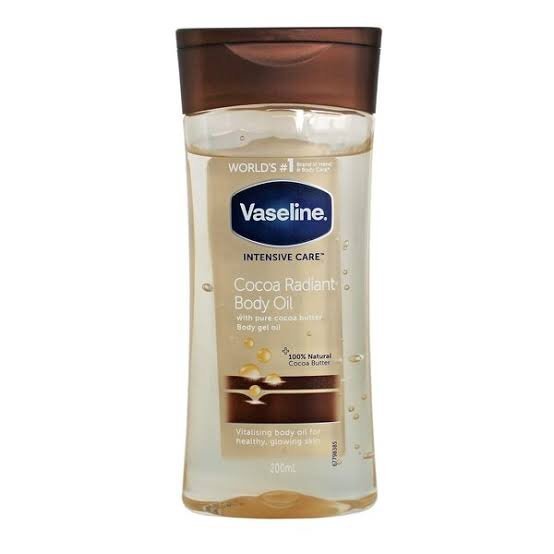 Vaseline Cocoa Radiant Body Oil Gel Brown Cover (200ml)