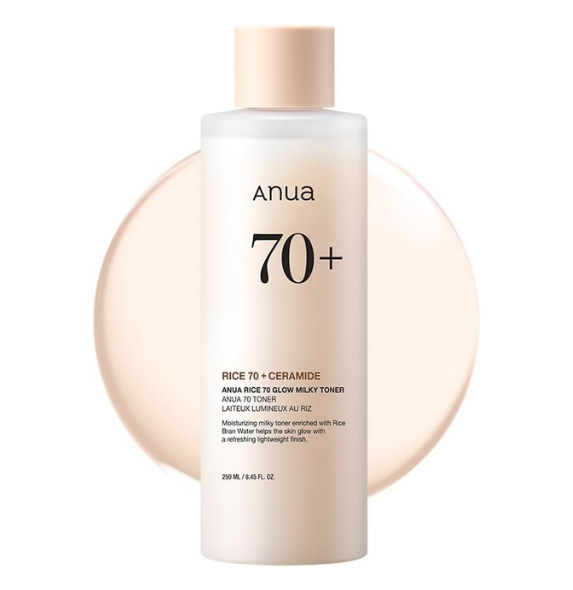 Anua Rice 70 Glow Milky Toner 250ml