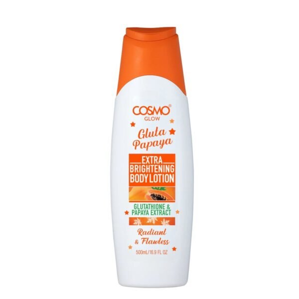 Cosmo Glow White Gluta Papaya Extra Brightening Body Lotion 500ml