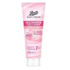Boots body serum niacinamide collagen dewy glow (200ml)