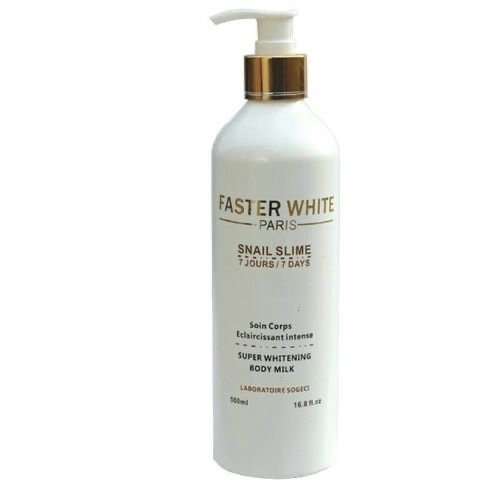 Faster white Paris snail slime 7days body milk (500ml)