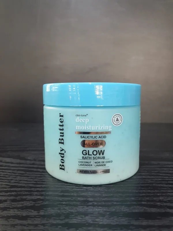 Clinitone Deep Moisturizing Salicylic Acid Glow Bath Scrub 300g