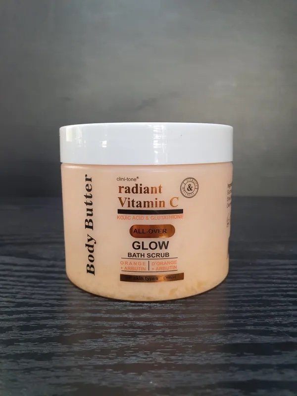 Clinitone Radiant Vitamin C Glow Bath Scrub 300g