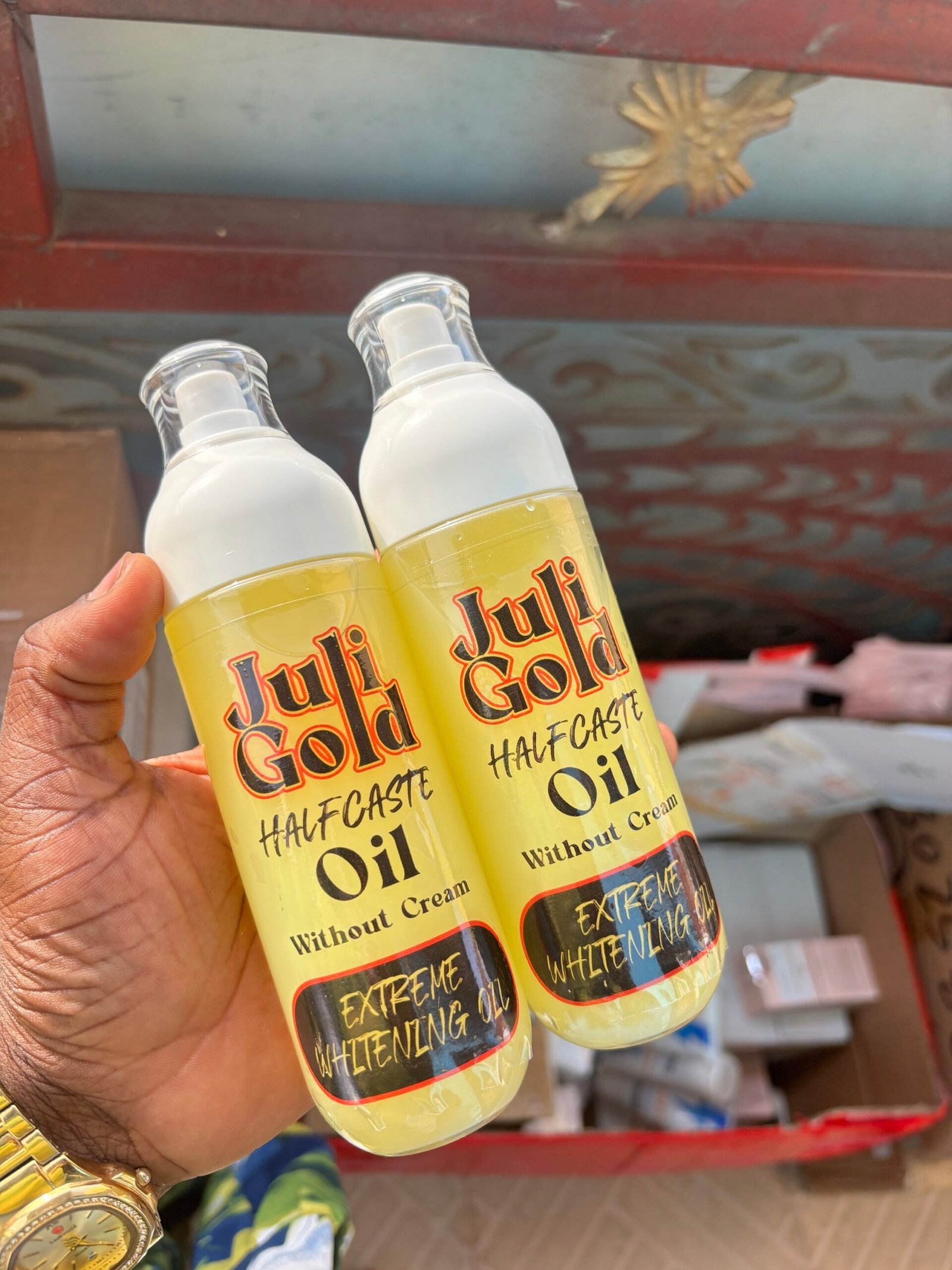 Juligold halfcast oil without cream (extreme whitening oil)