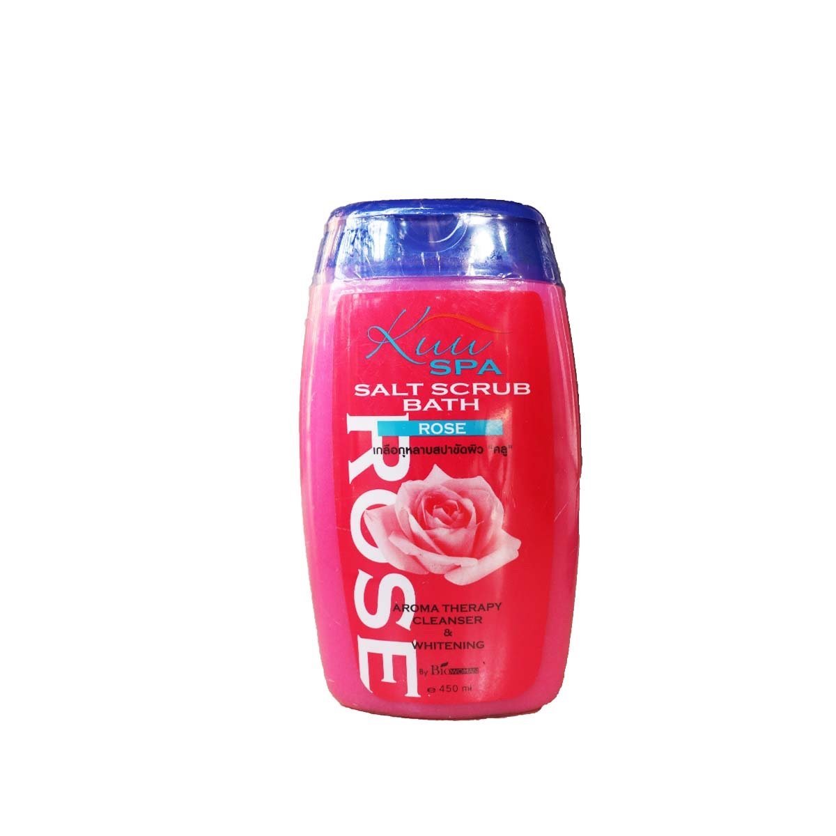 Kuu spa salt body scrub rose 450ml