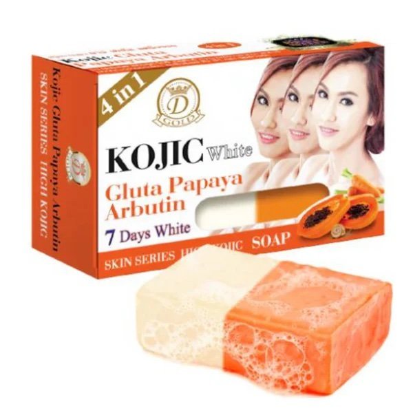 kojic white gluta papaya arbutin soap 160g