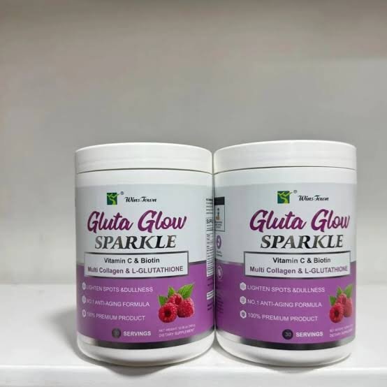 Wins town Gluta Glow Sparkle vitamin c & Biotin (30 servings)