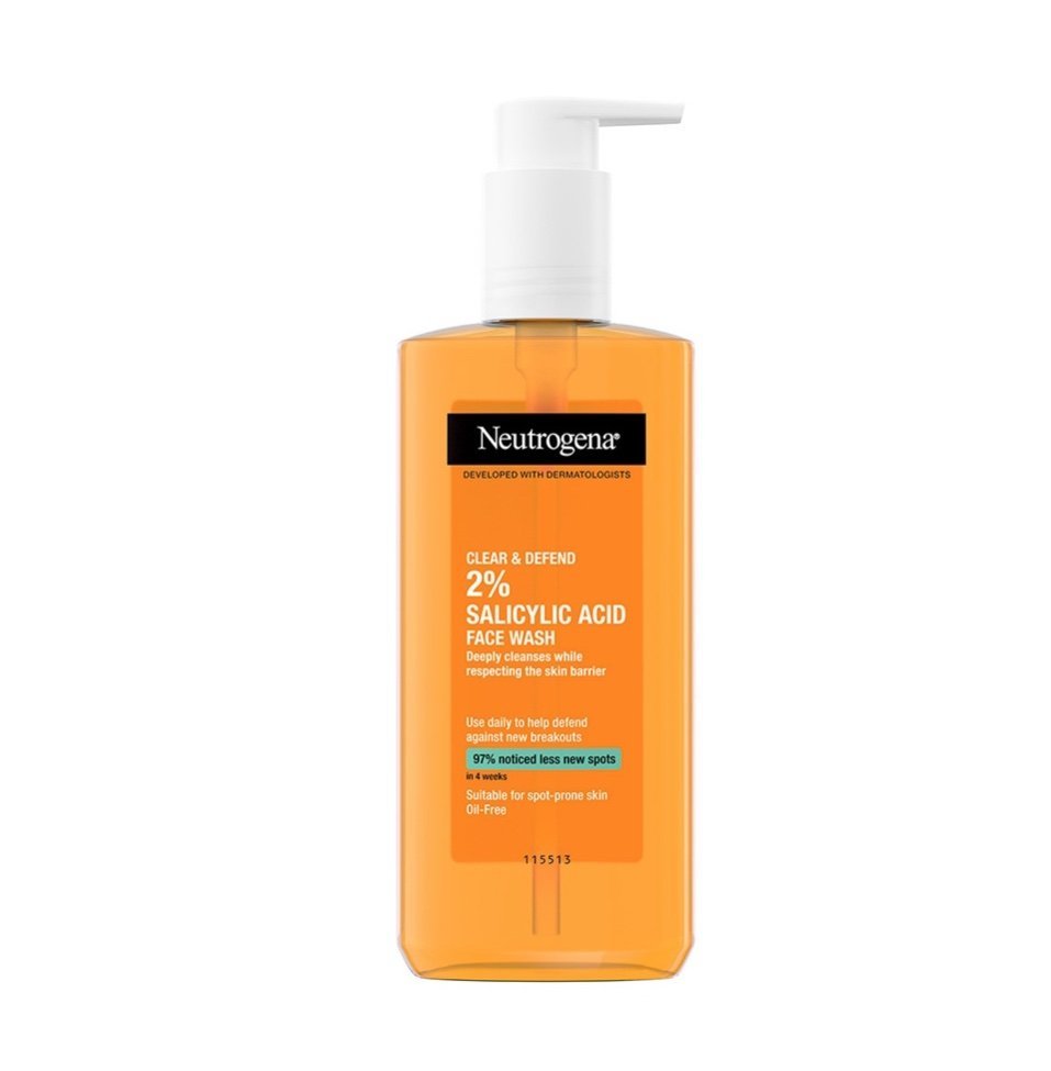 Neutrogena Clear and Defend 2% Salicylic Acid Face Wash 200ml