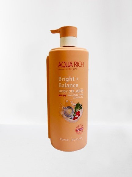 Aqua Rich Body gel wash with Niacinamide, Alpha Arbutin and Tranexamic Acid(1000ml)