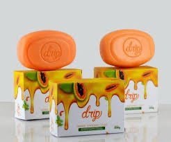 Drip papaya brightening soap 165g | single bar