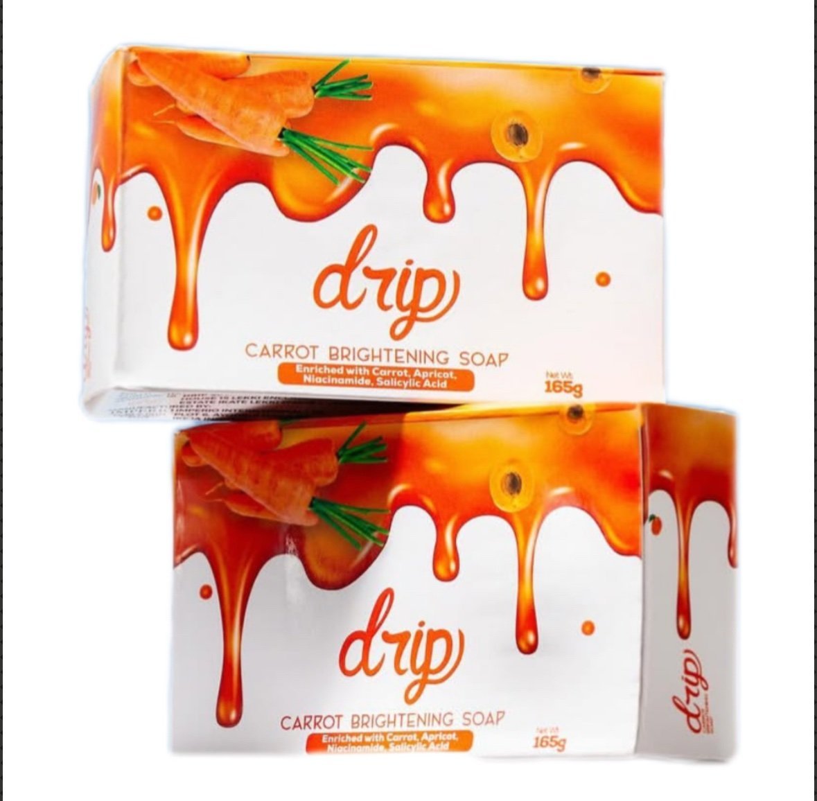 Drip carrot brightening soap 165g | single bar