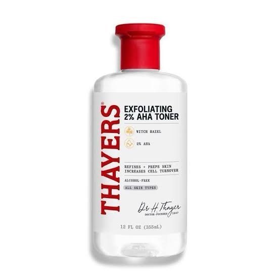 Thayers exfoliating 2%Aha Toner 12Fl 355ml
