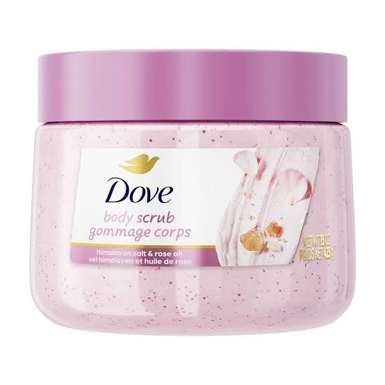 Dove Body Scrub Himalayan Salt & Rose Oil Body Scrub 425g