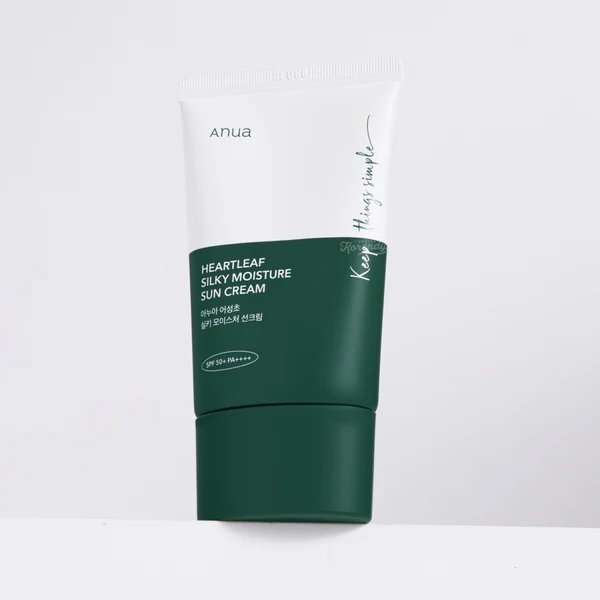 Anua Heartleaf Silky Moisture Sunscreen 50ml