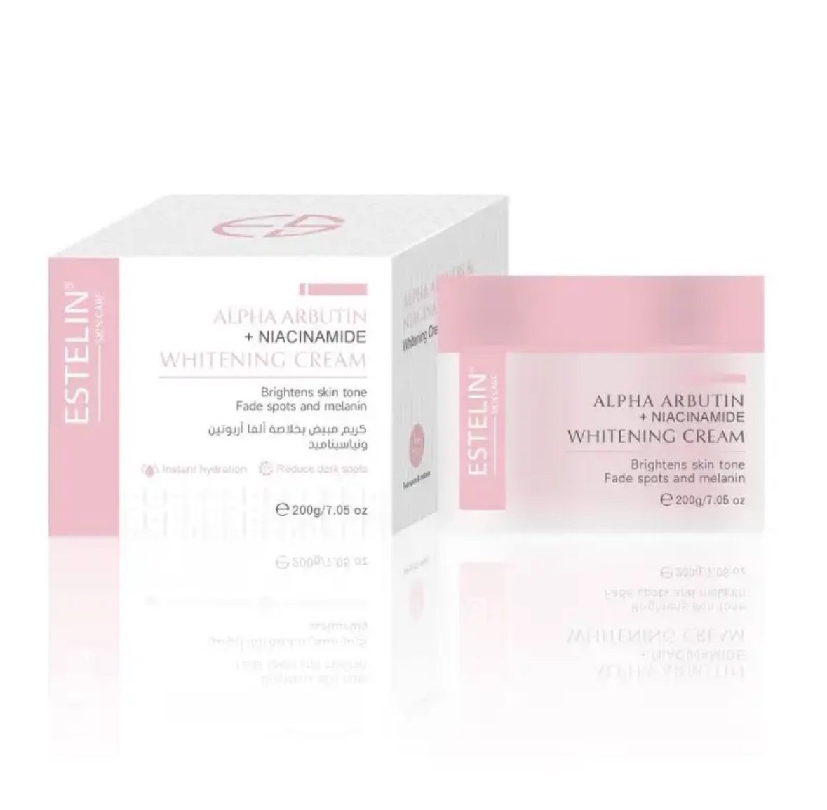 ESTELIN Alpha Arbutin + Niacinamide Face Whitening Cream 200g