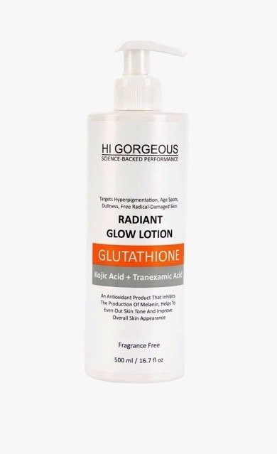 Hi Gorgeous Radiant Glow Lotion (Glutathione, Kojic Acid + Tranexamic Acid) 500ml