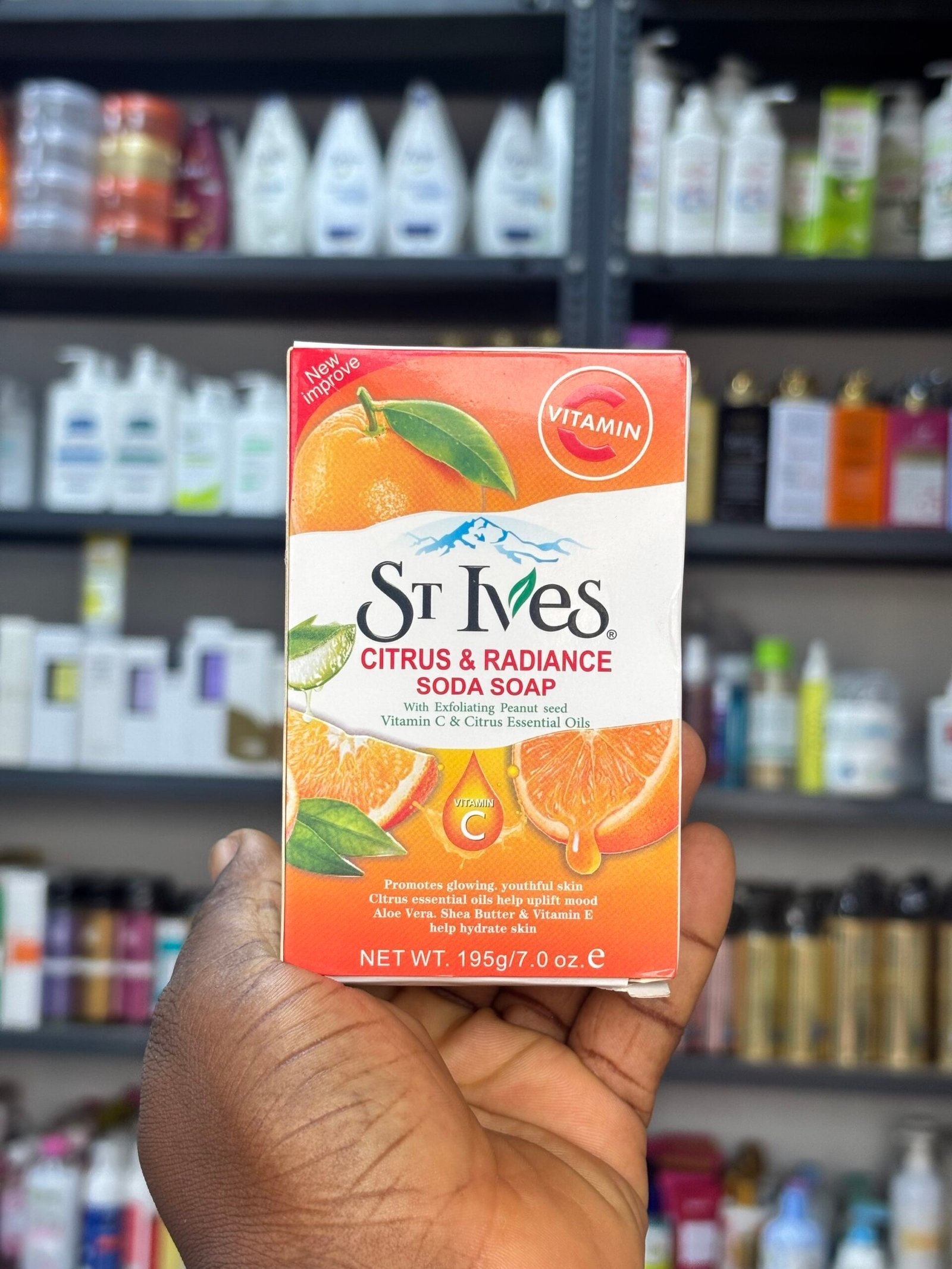 St Ives citrus & radiance soda bar soap