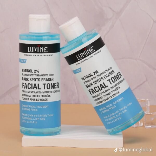 Lumine Retinol 2% Dark Spots Eraser Facial Toner (250ml)